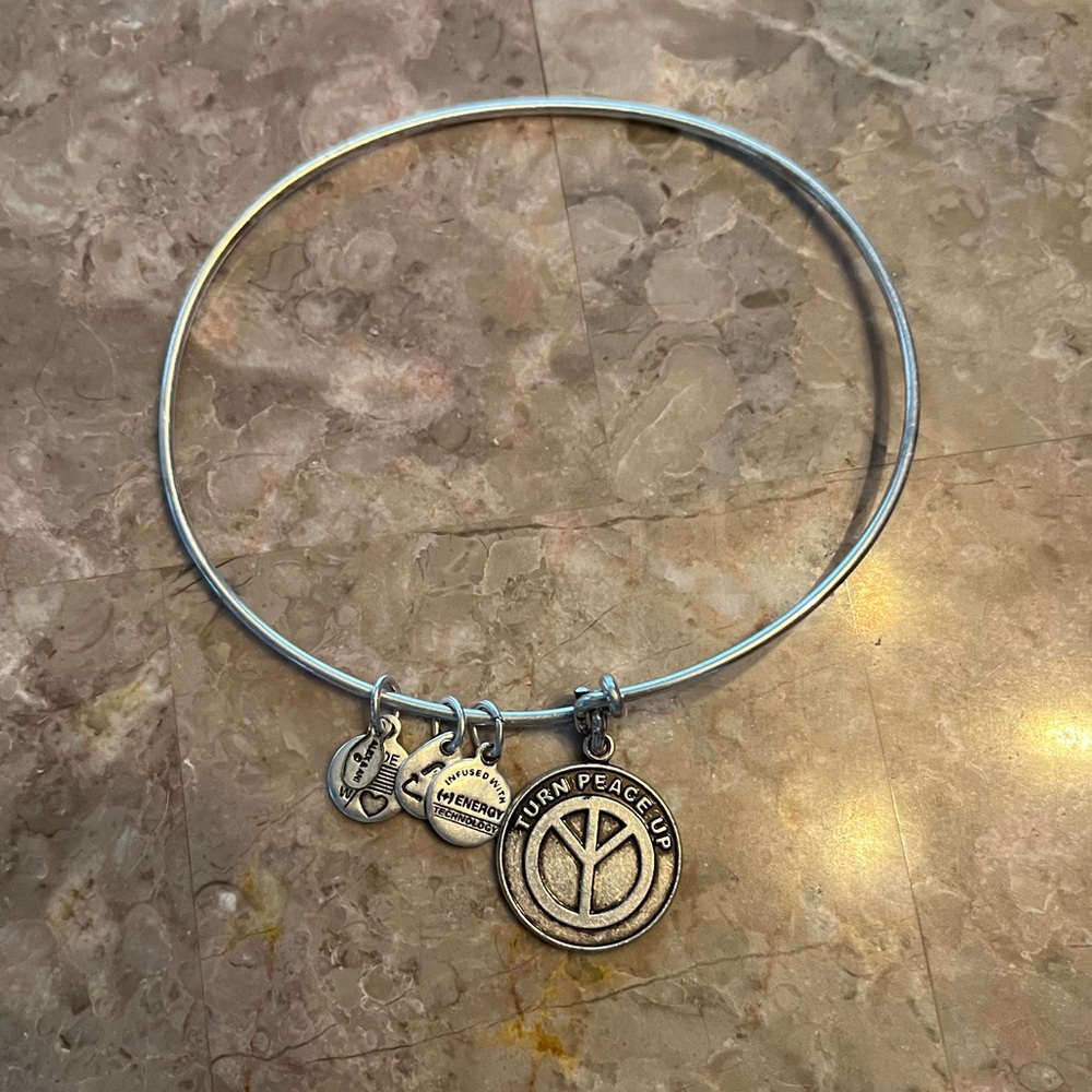 Turn Peace Up - Alex and Ani Bracelet